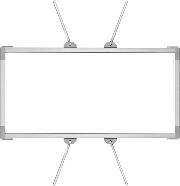 Rabbit-Ears 2x1 Rectangular