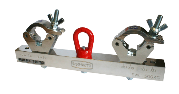 Hanging Truss Adapter, SWL 500kg, silber