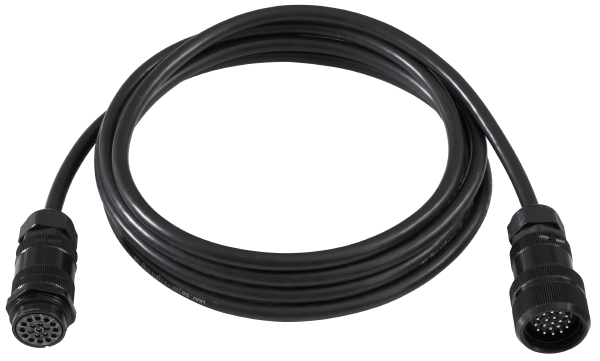 Lastkabel Socapex 19-polig
, Stecker male/female, 13x 2,5mm²,  50m, schwarz