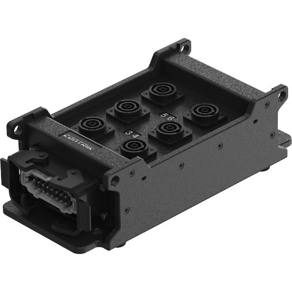 Power Strip Han16E, powerCON - IP20