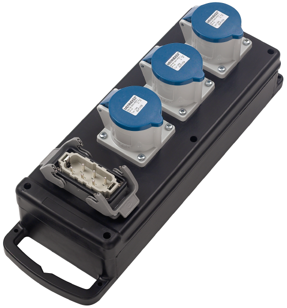 Lastverteilerbox Vollgummi