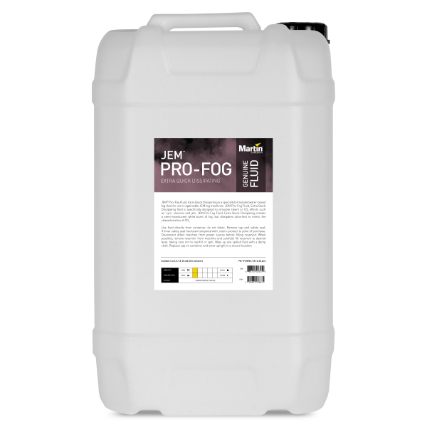 Pro-Fog Fluid, Extra Quick Dissipating