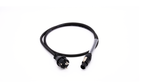 Anschlusskabel, Schuko-Stecker auf powerCON TRUE1, 3 x 1,5mm², 1,5m