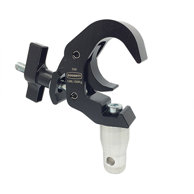 Quick Trigger Clamp mit Half Connector, schwarz