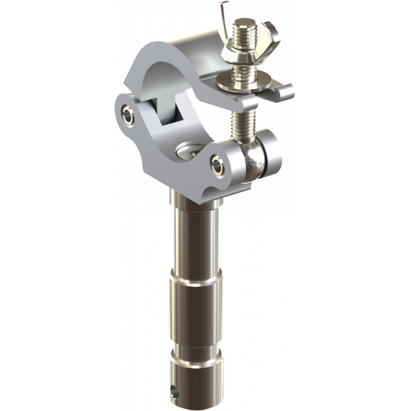 ProTruss Slim Clamp mit TV-Zapfen, silber