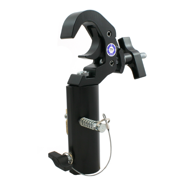 Slimline Quick Trigger TV Clamp, schwarz