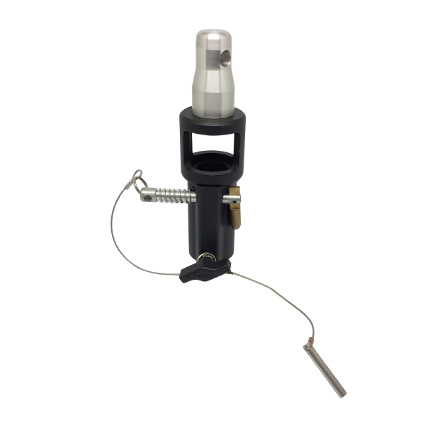 3 Point Receiver mit Half Connector, 28mm, schwarz