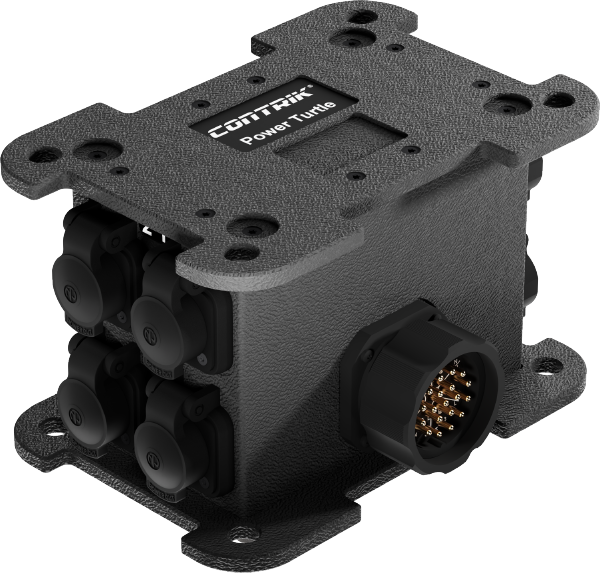 Power Turtle Socapex, powerCON - IP65