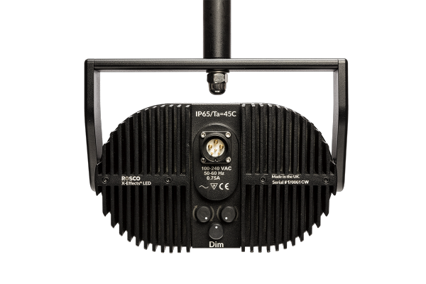 X-Effects LED-Projektor, RGBW, IP65, silber