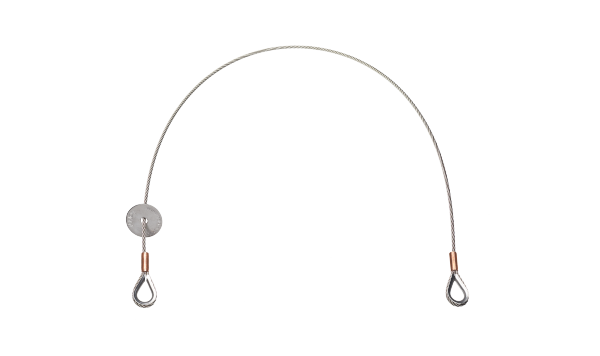 Sicherungsseil Nirosta V4A, 3mm, 1m, 8kg