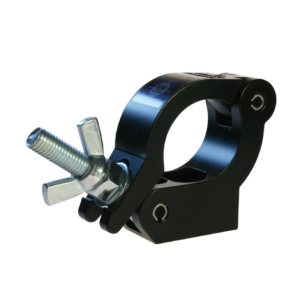 Slimline Side Entry Clamp, schwarz
