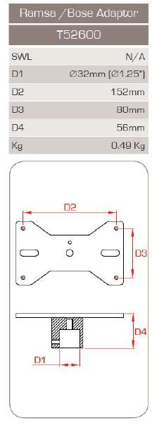 Ramsa/Bose Speaker Adapter