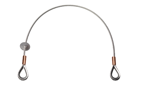 Sicherungsseil Nirosta V4A, 5mm, 1m, 25kg