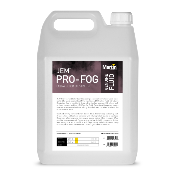 Pro-Fog Fluid, Extra Quick Dissipating