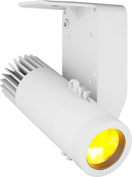 EclDisplay DAT FC, 40W, RGB+WW, weiß inkl. Eutrac Stromschienendapter
