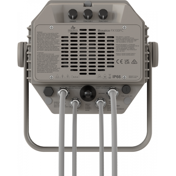 Mosaico FX100FC, 100W, RGBW, grau