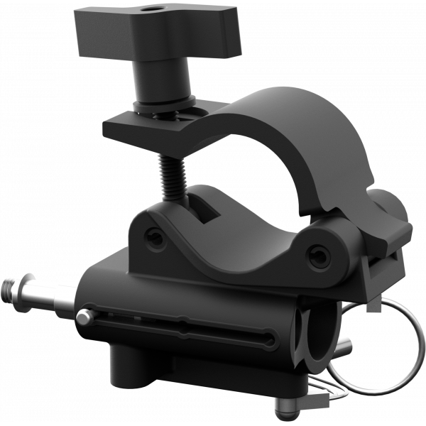 ProTruss Clamp mit TV-Receiver und 16mm Pin ProTruss Clamp mit TV-Receiver und 16mm Pin